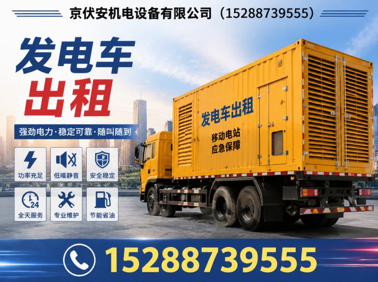 大连发电机出租展示图
